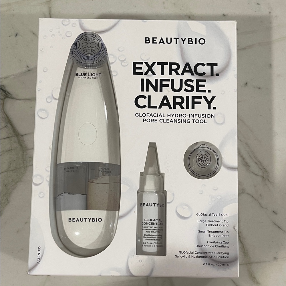GloFacial Hydro-Infusion Pore Cleansing Tool - White